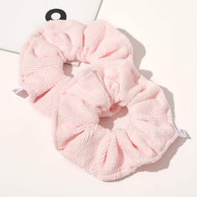 Load image into Gallery viewer, Ivyu Microfiber Hair Drying Scrunchies Towel Fiber - Buns Large Scrunchie for Curl Hair for Bed Shower Warp Wet Anti Frizz Hair Products Absorbent Fast Terry Cloth Scrunchy Gifts For Women Girls Pink - Ivyu Beauty