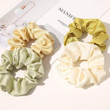 Load image into Gallery viewer, Ivyu Satin Scrunchie Big Hairties (Yellow Series) - Ivyu Beauty