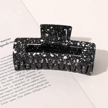 Load image into Gallery viewer, Hair Claw Clips for Women - Large Plastic Matte Jumbo Nonslip Claw Hair Clips Accessories for Girls Fashion Strong Hold French Rectangle Hair clips for Thick Long Curly Jaw Clips Black Series - Ivyu Beauty