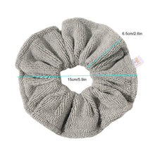 Load image into Gallery viewer, Ivyu Microfiber Hair Drying Scrunchies Towel Fiber Gray - Ivyu Beauty
