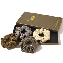Load image into Gallery viewer, Ivyu Scrunchies Hair Ties for Girls (Brown Series) - Ivyu Beauty