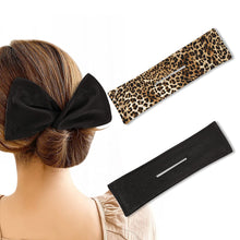 Load image into Gallery viewer, Ivyu Deft Bun Maker for Hair - Black Bow Scrunchies Chignon Maker - Ivyu Beauty