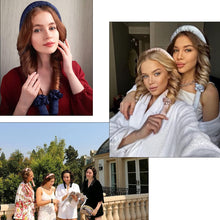 Load image into Gallery viewer, IVYU Tiktok Heatless Curling Rod Headband for Women Long Hair No Heat Hair Rollers Curlers Curls Flexi Rods Large Big Soft Foam Curling Ribbon Sleep Overnight for Gril's Hair Style Black Leorpard - Ivyu Beauty