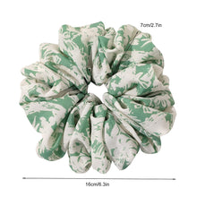 Load image into Gallery viewer, Scrunchies Hair Ties for Women - Big Silk Satin Scrunchie Exra Large Jumbo Gaint Oversized Cute Chiffon Scrunchy for Curl Thick Hair Green Ligas Para el Cabello De Mujer Decorations Gift for Girls - Ivyu Beauty