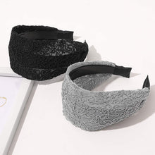 Load image into Gallery viewer, Headbands for Women Head Bands - Diademas Para Mujer De Moda Cute Black Wide Headband Hair Accessories for Girls Oversize Large Lace Designer Fashion Head band No Slip for Womens Hair Band - Ivyu Beauty
