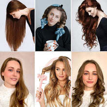 Load image into Gallery viewer, Roll over image to zoom in Heatless Hair Curler Curling Rod Headband Overnight for Long Hair Curls Waves Satin Jumbo Large Big No Heat Hair Roller for Women - Ivyu Beauty