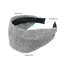 Load image into Gallery viewer, Headbands for Women Head Bands - Diademas Para Mujer De Moda Cute Black Wide Headband Hair Accessories for Girls Oversize Large Lace Designer Fashion Head band No Slip for Womens Hair Band - Ivyu Beauty