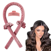 Load image into Gallery viewer, IVYU Hair Curlers Rollers For Long Heatless Curling Rod Headband Jumbo Large Big No Heat Black Velvet Hair Roller You Can Sleep In Soft Foam Curling Rods Hair Rollers Overnight for Women - Ivyu Beauty