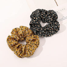 Load image into Gallery viewer, Scrunchies Hair Ties Flower Scrunchy for Women Girls Cute Hairties for Thick Curl Hair No Crease Hair Accessories Soft Ropes Ponytail Holder No Hurt Your Hair - Ivyu Beauty