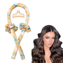Load image into Gallery viewer, Heatless Hair Curler Curling Rod Headband Looenj Overnight for Long Hair Curls Waves Satin Jumbo Large Big No Heat Hair Roller for Women - Ivyu Beauty