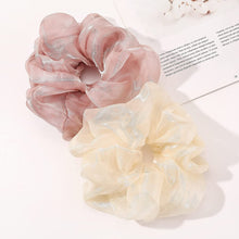 Load image into Gallery viewer, Scrunchies Hair Ties for Women Big Silk Satin Scrunchie Large Oversized Ligas Para el Cabello De Mujer Decorations Cute Jumbo Coth Ponytail Hair Scrunchy Giant Purple Hair Accessories Gift for Girls - Ivyu Beauty