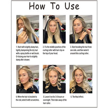 Load image into Gallery viewer, IVYU Tiktok Hair Curlers Rollers For Long Heatless Curling Rod Headband Ribbon No Heat Hair Roller Kit Tool You Can Sleep In Soft Foam Curling Rods Hair Rollers Overnight for Women - Ivyu Beauty