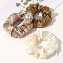 Load image into Gallery viewer, Ivyu 6pcs Pocket Scrunchies with Zipper Stash Scrunchy Hair Ties Satin Silk Scrunchies - Ivyu Beauty