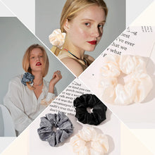 Load image into Gallery viewer, Scrunchies Hair Ties for Girls Women Elastics Bands Ponytail Holder Pack of Neutral Hair Accessories Big Large Scrunchie Cute Hairties for Thick Hair - Ivyu Beauty