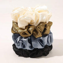 Load image into Gallery viewer, Scrunchies Hair Ties for Women Big Silk Satin Scrunchie Large Oversized Ligas Para el Cabello De Mujer Decorations Cute Jumbo Coth Ponytail Hair Scrunchy Giant Purple Hair Accessories Gift for Girls - Ivyu Beauty