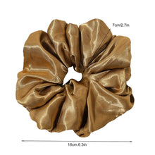 Load image into Gallery viewer, Scrunchies Hair Ties for Women Big Silk Satin Scrunchie Large Oversized Ligas Para el Cabello De Mujer Decorations Cute Jumbo Coth Ponytail Hair Scrunchy Giant Purple Hair Accessories Gift for Girls - Ivyu Beauty