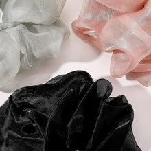 Load image into Gallery viewer, Scrunchies Hair Ties for Women Big Silk Satin Scrunchie Large Oversized Ligas Para el Cabello De Mujer Decorations Cute Jumbo Coth Ponytail Hair Scrunchy Giant Purple Hair Accessories Gift for Girls - Ivyu Beauty