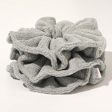 Load image into Gallery viewer, Ivyu Microfiber Hair Drying Scrunchies Towel Fiber Gray - Ivyu Beauty