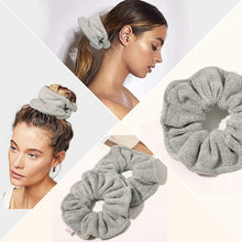 Load image into Gallery viewer, Ivyu Microfiber Hair Drying Scrunchies Towel Fiber Gray - Ivyu Beauty