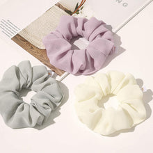 Load image into Gallery viewer, Scrunchies Hair Ties Scrunchy for Girls Women Thick Hair Cute Hairties Chiffon Scrunchy For Thick Curl Hair No Crease Hair Accessories Soft Ropes Ponytail Holder No Hurt Your Hair Gifts for Women - Ivyu Beauty