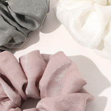 Load image into Gallery viewer, Scrunchies Hair Ties for Women - Big Silk Satin Scrunchie Exra Large Jumbo Gaint Oversized Cute Scrunchy for Curl Thick Hair Ligas Para el Cabello De Mujer Decorations Hair Accessories Gift for Girls - Ivyu Beauty