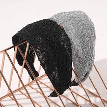 Load image into Gallery viewer, Headbands for Women Head Bands - Diademas Para Mujer De Moda Cute Black Wide Headband Hair Accessories for Girls Oversize Large Lace Designer Fashion Head band No Slip for Womens Hair Band - Ivyu Beauty