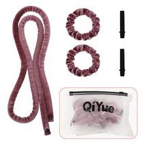 将图片加载到图库查看器，IVYU Extre Long Flannelette Heatless Hair Curler Set - Heatless Curls Overnight, Hair Rollers for Soft Curls &amp; Frizz-Free Styling, No Heat Curlers To Sleep in, Jumbo Curling Rod Headband - Ivyu Beauty
