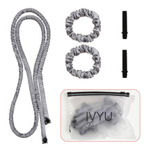 Load image into Gallery viewer, IVYU Extre Long Satin Heatless Hair Curler Set - Heatless Curls Overnight, Hair Rollers for Soft Curls &amp; Frizz-Free Styling, No Heat Curlers To Sleep in, Jumbo Curling Rod Headband - Ivyu Beauty
