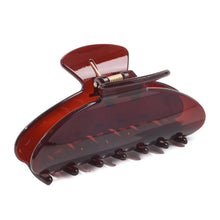 将图片加载到图库查看器，Luxury Hair Claw Clip for Women, Premium PC Material for Long-Term Use, 4.1 Inch Big Strong Hold No Slip Hair Clips for Thick or Thin Hair, Includes 2 Black Satin Scrunchies
