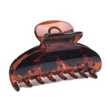 将图片加载到图库查看器，Luxury Hair Claw Clip for Women, Premium PC Material for Long-Term Use, 4.1 Inch Big Strong Hold No Slip Hair Clips for Thick or Thin Hair, Includes 2 Black Satin Scrunchies
