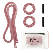 将图片加载到图库查看器，IVYU Extre Long Flannelette Heatless Hair Curler Set - Heatless Curls Overnight, Hair Rollers for Soft Curls &amp; Frizz-Free Styling, No Heat Curlers To Sleep in, Jumbo Curling Rod Headband - Ivyu Beauty
