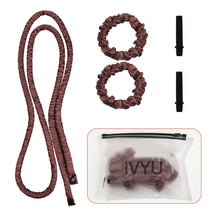 Load image into Gallery viewer, IVYU Extre Long Satin Heatless Hair Curler Set - Heatless Curls Overnight, Hair Rollers for Soft Curls &amp; Frizz-Free Styling, No Heat Curlers To Sleep in, Jumbo Curling Rod Headband - Ivyu Beauty
