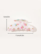 将图片加载到图库查看器，IVYU Hair Claw Clips for Women -Vintage Floral Nonslip Claw Hair Clips Accessories for Girls Fashion Strong Hold Hair clips for Thick Long Curly Jaw Clips floral print Series - Ivyu Beauty
