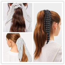 将图片加载到图库查看器，Ivyu Scrunchies for Hair Scarf Ties for Women Girls Satin Silk Cheetah Scarves Scrunchie Bow Leopard Ribbon Scrunchy with Tails For Thick Curl Hair No Crease Bandana Accessories Soft Ponytail Holders - Ivyu Beauty
