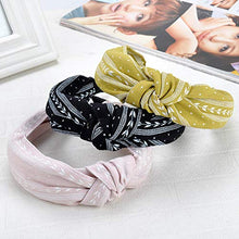 将图片加载到图库查看器，Headbands Women Hair Head Bands - Accessories Cute Boho Beauty Fashion Hairbands Girls Cross Vintage Head Hair Bands Knotted Wide Band For Workout GYM Yoga Running 6 pcs - Ivyu Beauty
