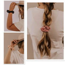 将图片加载到图库查看器，Velvet Scrunchies Hair Ties Women - Ivyu16 Pack Cute Big Scrunchy Vsco Girl Stuff Scrunchie Holder Gift for Women Hair Ties Elastic Bands - Ivyu Beauty
