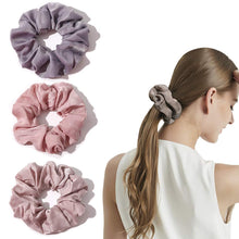 Load image into Gallery viewer, Scrunchies Hair Ties Silk Satin Scrunchy for Women Thick Hair Ivyu Big Scrunchy For Thick Curl Hair No Crease Hair Accessories Soft Ropes Ponytail Holder No Hurt Your Hair Bands Soft Elastic - Ivyu Beauty

