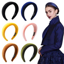 将图片加载到图库查看器，Headbands Women Hair Head Bands - 6 Pcs Diademas Para Mujer De Moda Accessories Velvet Padded Head Bands Cute Beauty Fashion Hairbands Girls Vintage Thick Hair Bands - Ivyu Beauty
