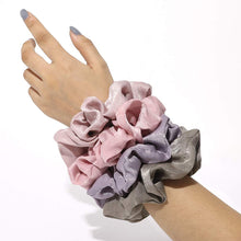 Load image into Gallery viewer, Scrunchies Hair Ties Silk Satin Scrunchy for Women Thick Hair Ivyu Big Scrunchy For Thick Curl Hair No Crease Hair Accessories Soft Ropes Ponytail Holder No Hurt Your Hair Bands Soft Elastic - Ivyu Beauty
