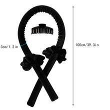 Load image into Gallery viewer, Hair Curlers Rollers Heatless Curling Rod Headband For Long Hair Curls No Heat Curling Ribbon Hair Roller Kit Bow Tools You Can Sleep In Soft Foam Curling Rods Overnight For Women - Ivyu Beauty
