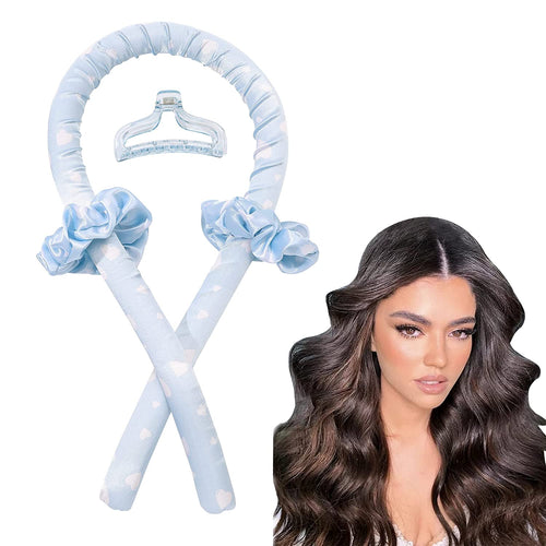 Heatless Hair Curler Curling Rod Headband Looenj Overnight for Long Hair Curls Waves Satin Jumbo Large Big No Heat Hair Roller for Women - Ivyu Beauty