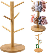 Load image into Gallery viewer, Scrunchie Holder Organizer Stand Bracelet Holder Accessories Jewelry Hair Tie Organizer Cute Stuff for Gils Bedroom The Perfect Hair Dresser Dislpay and Also can be Mug Tree Stand Cup Rack - Ivyu Beauty
