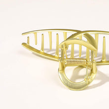 Load image into Gallery viewer, Ivyu Hair Claw Clips for Women - Nonslip Large Gold Metal Barrettes Matte Claw Hair Clips Accessories for Girls French Fashion Strong Hold Jumbo No Damage Hairclips for Thick Long Curly Hair Clips
