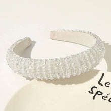 Load image into Gallery viewer, Ivyu Rhinestone Headbands for Women Girls - Jeweled Head Bands Glitter White - Ivyu Beauty
