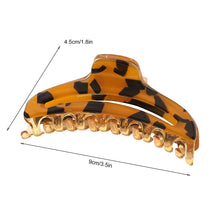 将图片加载到图库查看器，Ivyu Hair Claw Clips For Women - Banana Jaw Tortoise Clips for Girls Leopard Cheetah Print - Ivyu Beauty
