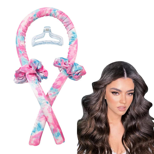 Heatless Hair Curler Curling Rod Headband Overnight for Long Hair Curls Waves Satin Jumbo Large Big No Heat Hair Roller for Women - Ivyu Beauty