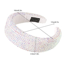 Load image into Gallery viewer, Ivyu Headbands for Women Girls Head Bands - Diademas Para Mujer De Moda Rhinestone White - Ivyu Beauty
