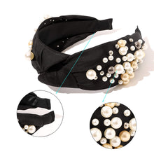 Load image into Gallery viewer, Fashion Pearl Knotted Headbands for Women - Wide No Slip Diademas Para Mujer De Moda 2025 Head Bands Large Accessories Gift for Girl - Ivyu Beauty
