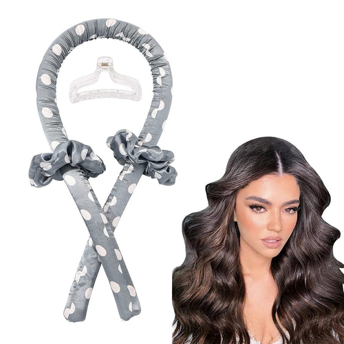 Heatless Hair Curler Curling Rod Headband Overnight for Long Hair Curls Waves Satin Jumbo Large Big No Heat Hair Roller for Women - Ivyu Beauty