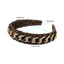 Load image into Gallery viewer, Ivyu Headbands for Women Hair Head Bands - Diademas Para Mujer De Moda Leopard Headband Cheetah Hair Accessories Hairbands for Girls No Slip Fashion Cute Chain Headband Gift for Friends - Ivyu Beauty
